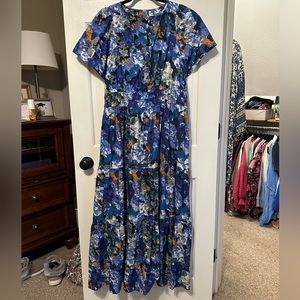 Anthropoligie Summerset Maxi Dress- Sapphire